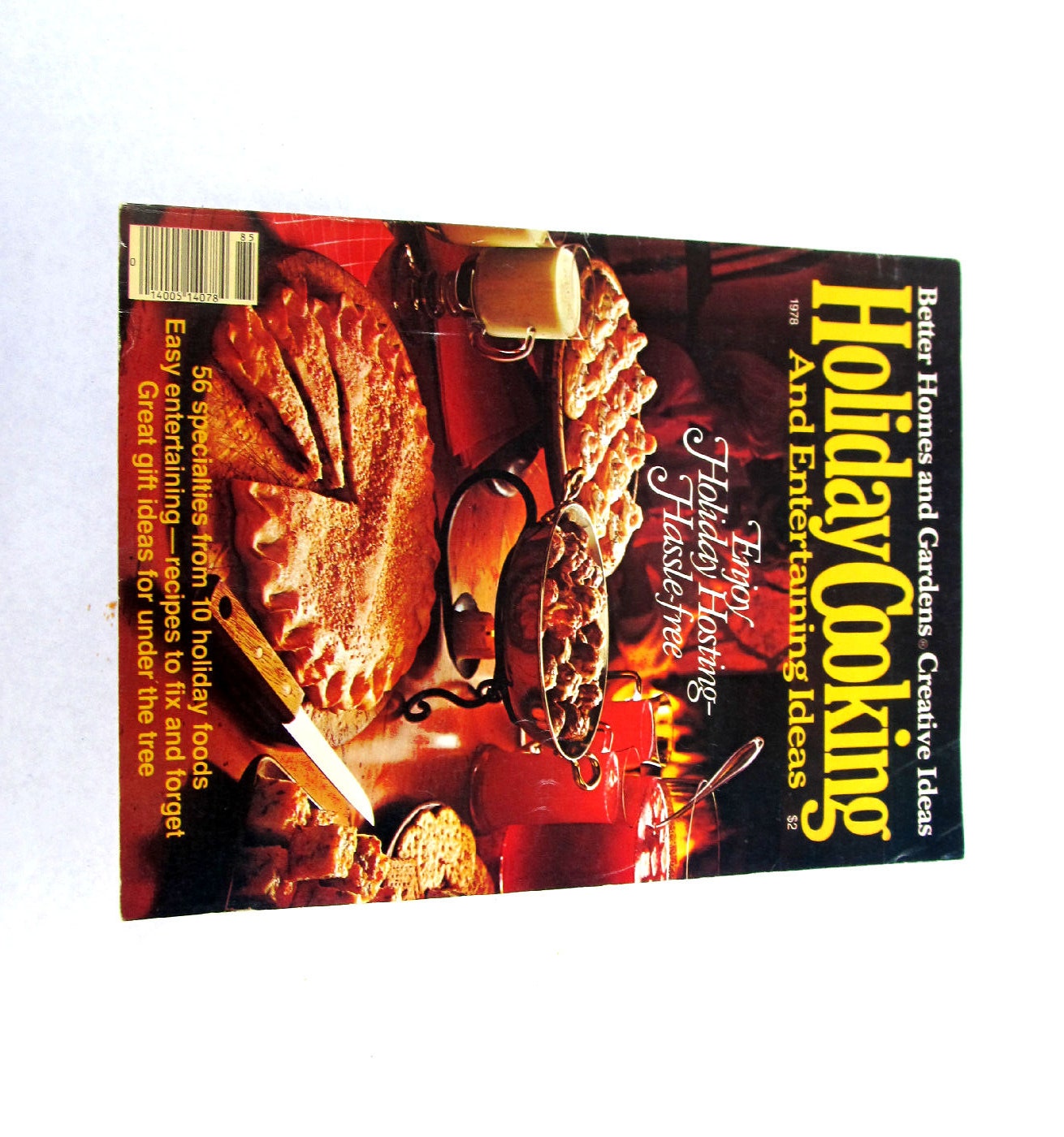 Vintage Holiday Cooking Magazine, Better Homes and Gardens Holiday Cooking, Holiday Entertaining 1978