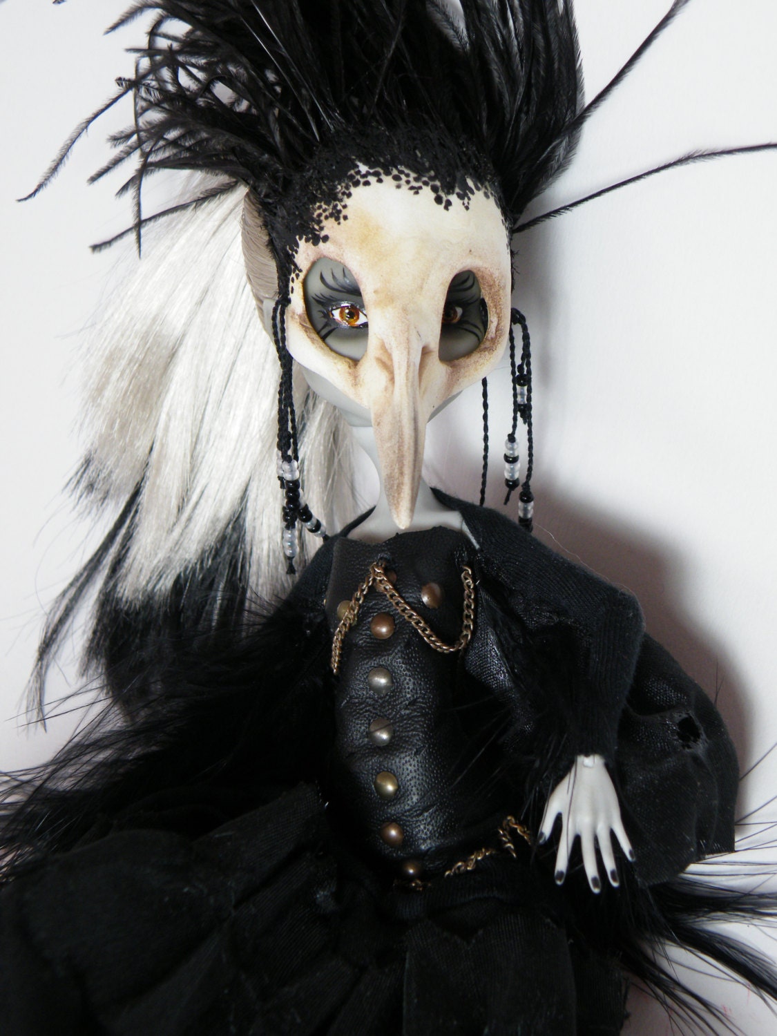OOAK Monster High Custom Art Doll: Violet