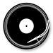 Badge Pinback Button 38mm 1 1/2" 1.5 Inch Disque Vynile Vynil DJ Platine Music Musique
