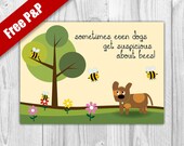 Fun quirky greeting card from the 'Sometimes even...' range - Blank for your own message