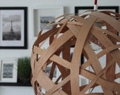 Design WOODEN Handmade lamp, lighting, pendant light, hanging lamp, lamp shade 45cm