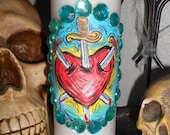 Three of Swords candle
