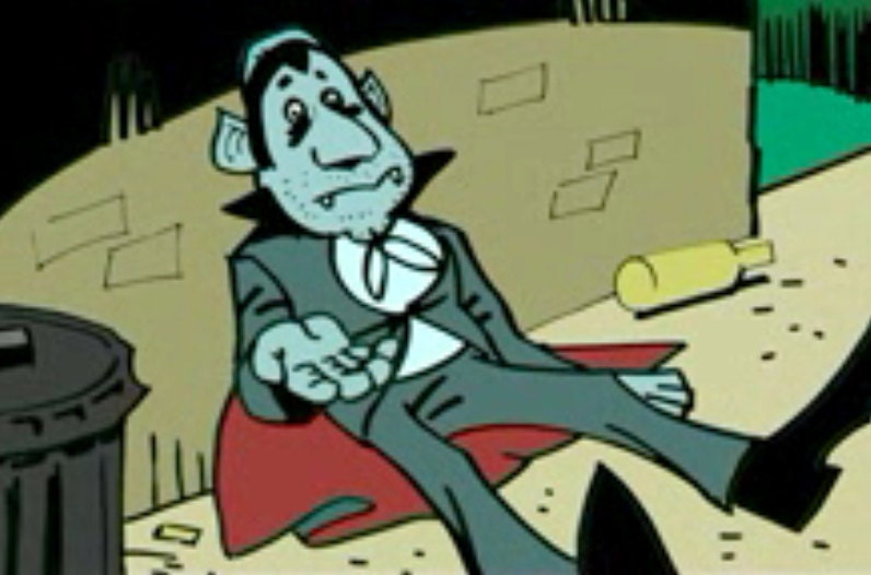 DRY DRACULA CARTOON Mike Von Hoffman Monster Motel Music Animated Video