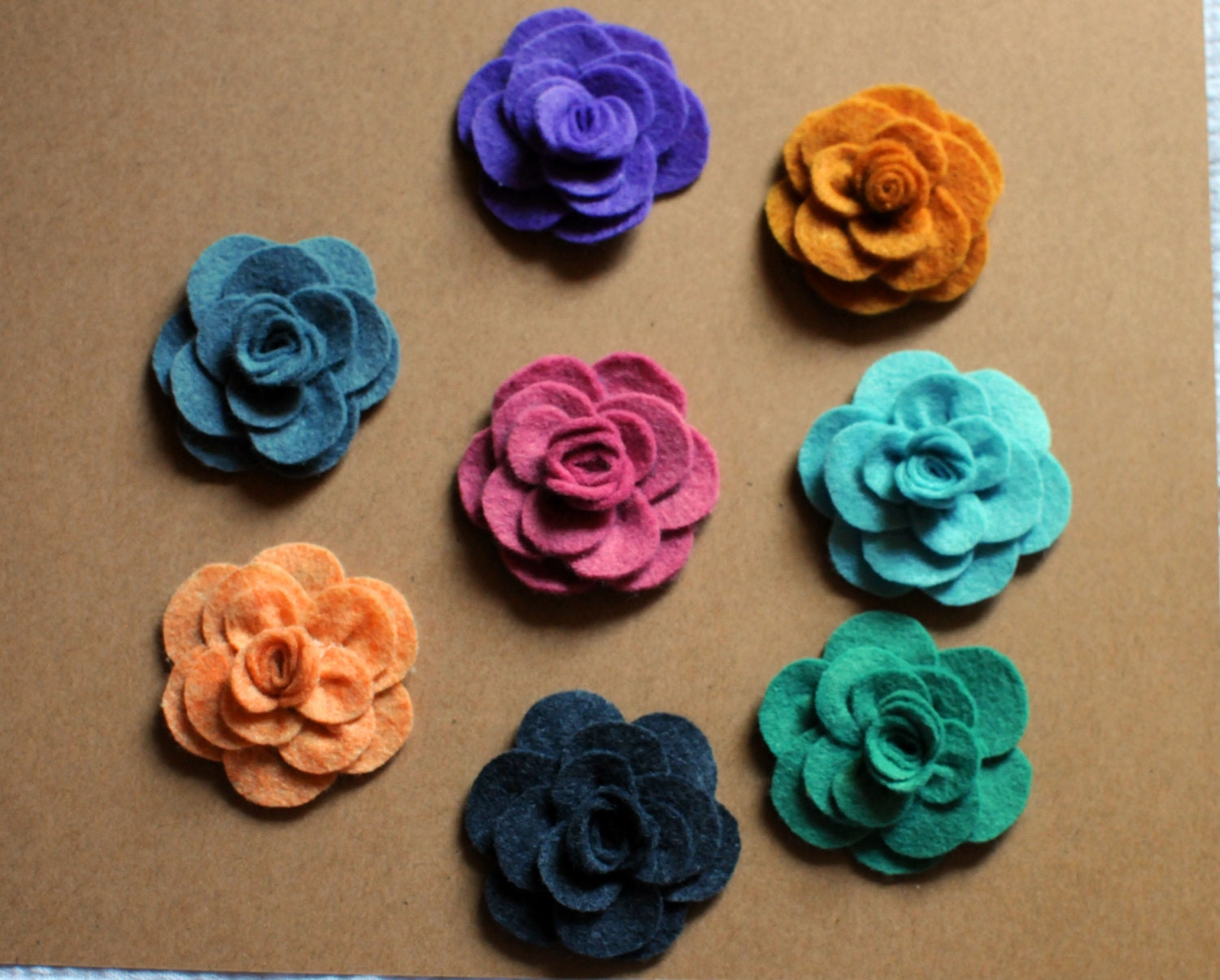 Rose Hair Clips