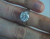 Engagement Ring 2.00ct Round Diamond  Engagement Ring 14kt White Gold G-I1 BLUERIVER47 on Etsy  Fine Jewelry