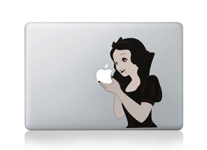 Snow White----Mac decal Macbook Decals Macbook Stickers Macbook Pro decals Macbook Air decals Vinyl decal for Apple Mac iPad iPhone