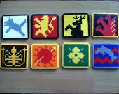 Game of Thrones House Coasters Set of 8
