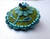Flora Felt Brooch FREE US SHIPPING
