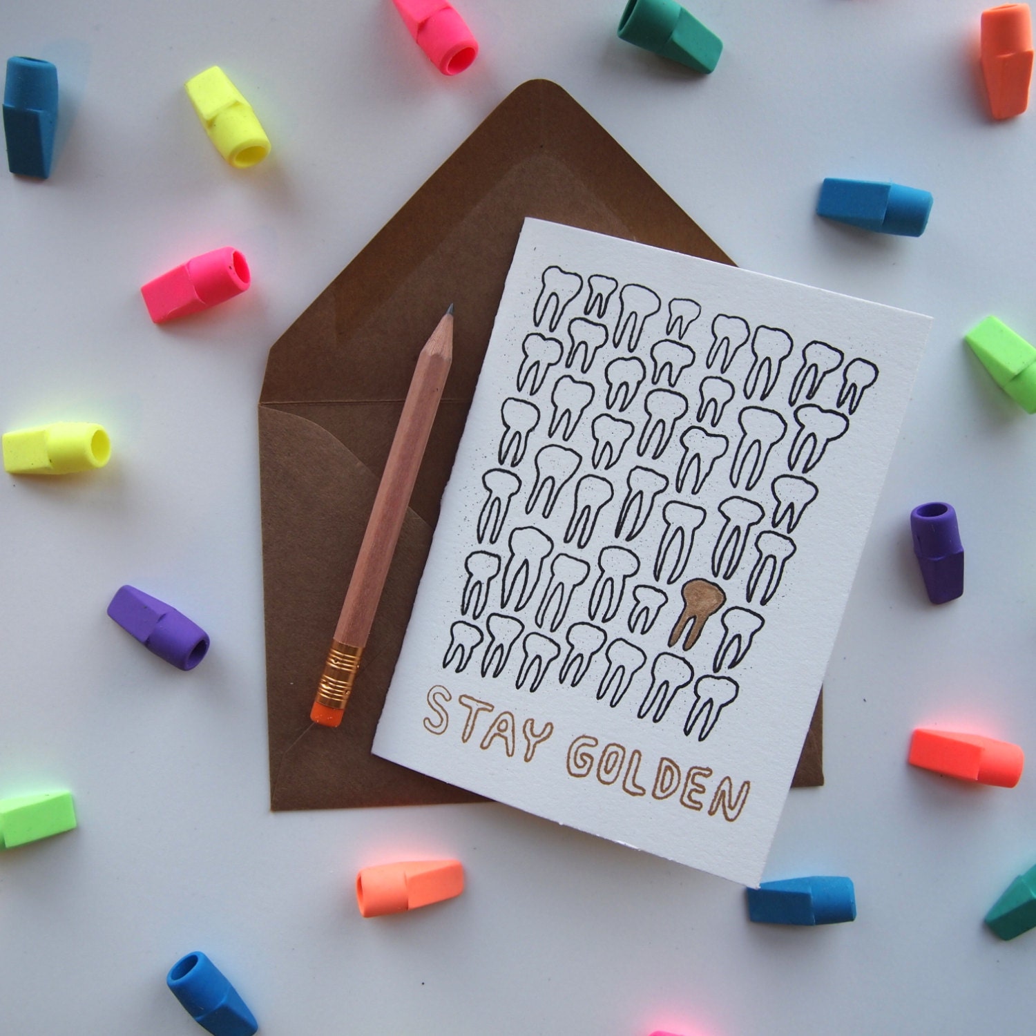Card: Stay Gold - Tooth