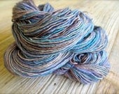 powerfully addictive in mollusk - superwash merino wool watercolor glaze handpainted fingering/sock weight single ply yarn
