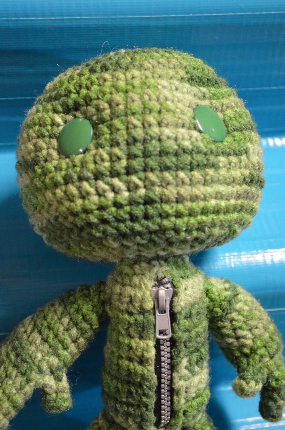 Multi-colored Green Sackboy