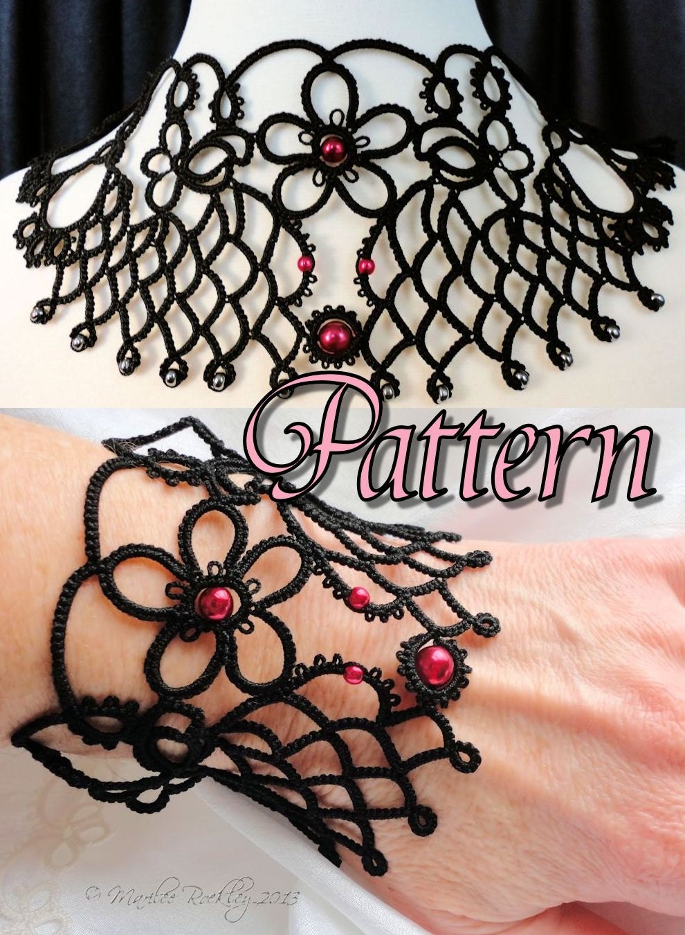 PDF Tatting Pattern "Fairest" Necklace and Bracelet Instant Download