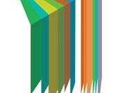 Rainbow Abstract Art Poster 13x19