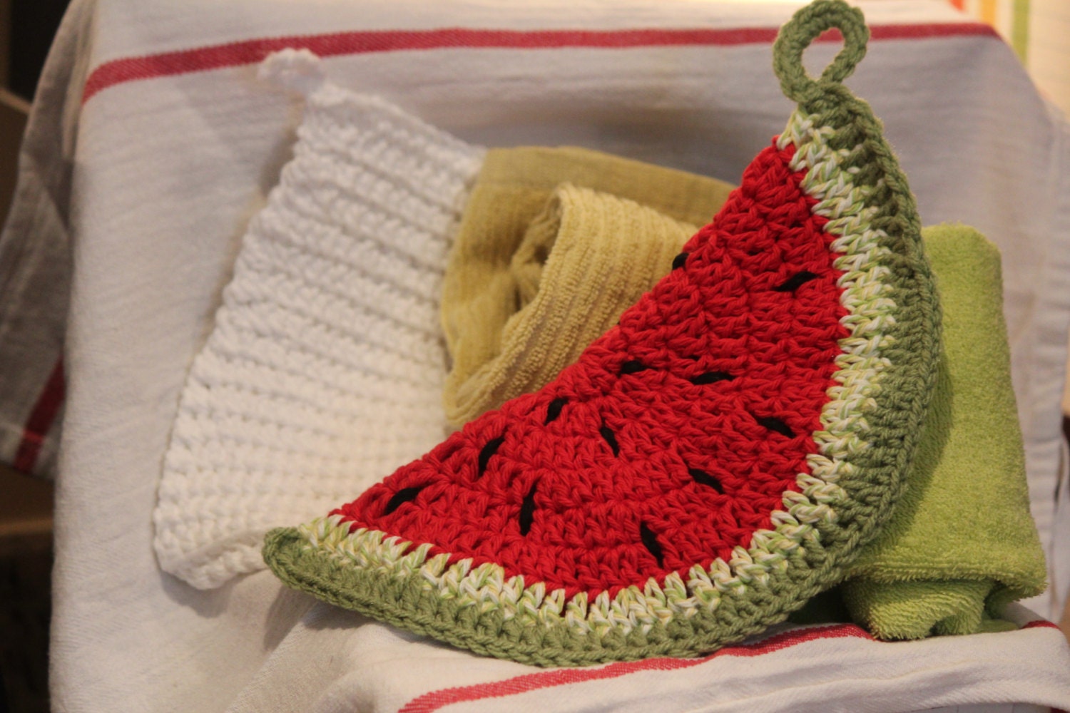 Sweet Red Watermelon Potholder