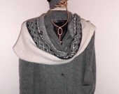 oh so thick & warm lambswool / angora fur blend neck warmer / cowl / scarf all in a winter's day...by mia baggali