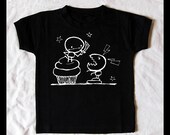 Babies Zombie Cupcake Monster black t-shirt Alternative Punk Rock Goth