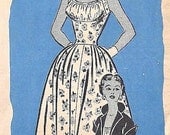 Custom 50's Shelf Bust Cocktail Dress From a Vintage Pattern