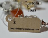 Custom Jewelry Tags Hang Tags for Products Price Tags 00051a