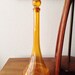 Amber Mid Century Vintage Glass Decanter Bottle