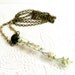 Baby's Breathe Flower Vial, Flower Vial Necklace, Dried Baby's Breathe Jewelry, Baby's Breathe Pendant, Dried Flower Jewelry