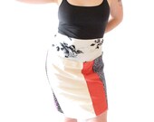 Womens Colorful Patchwork Skirt XX Large by Nicoles Threads