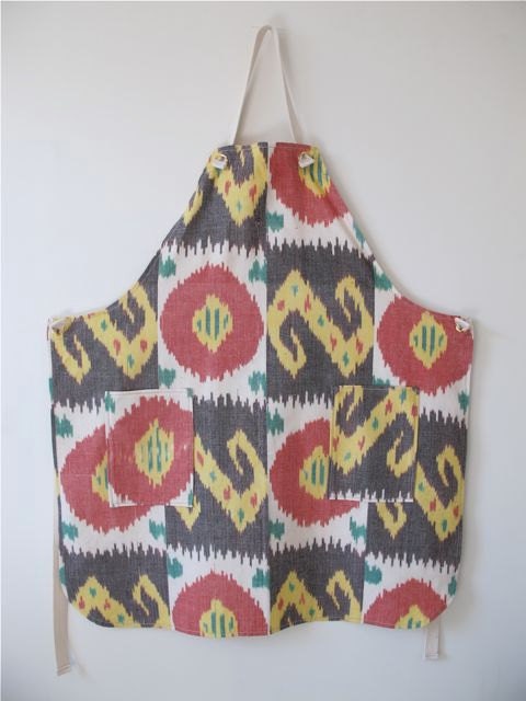 Ikat Cotton Apron