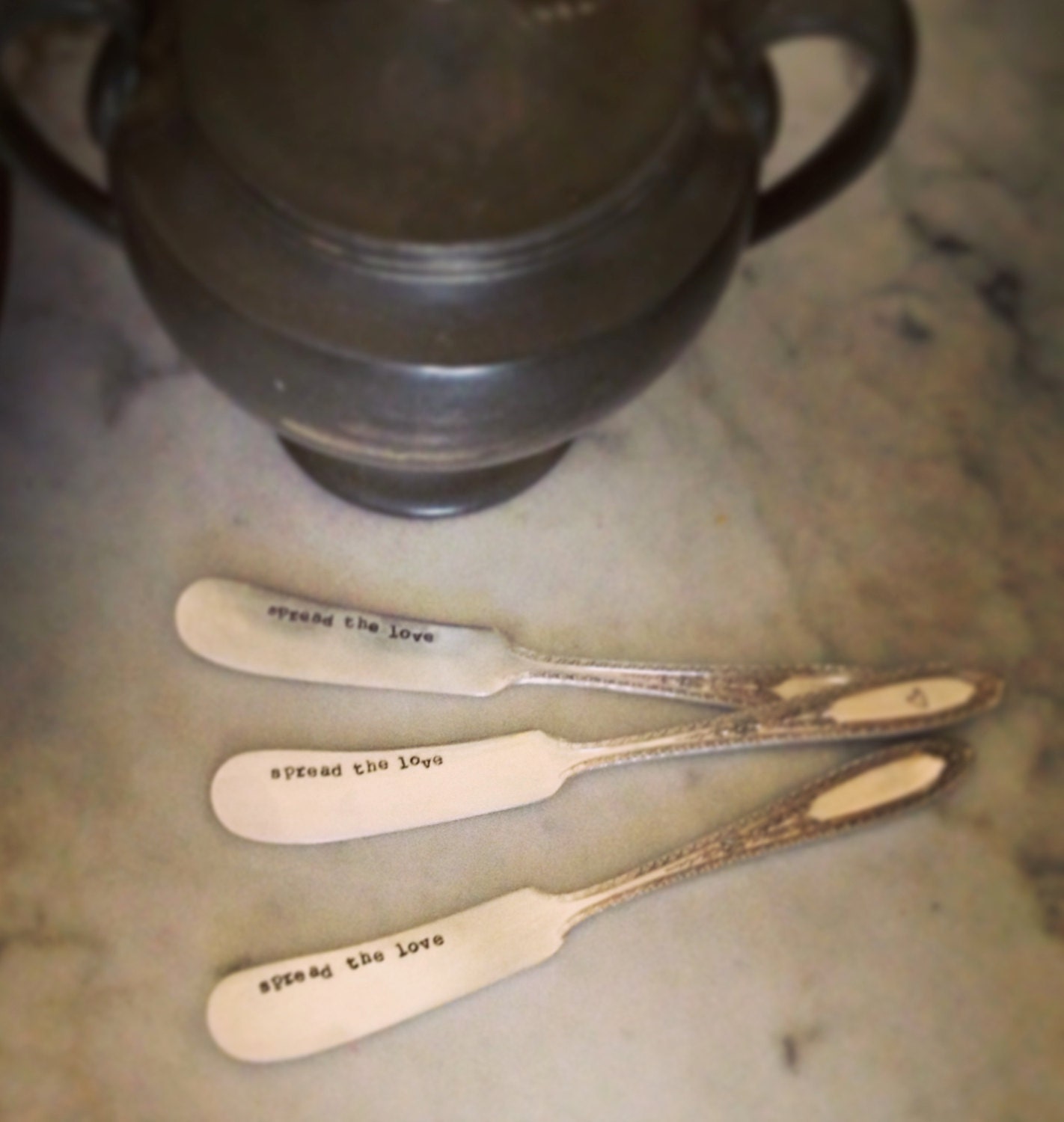 Personalized Cheese Knives & Spreaders - Set of 3 - Vintage Silverplate - Choose Your Own