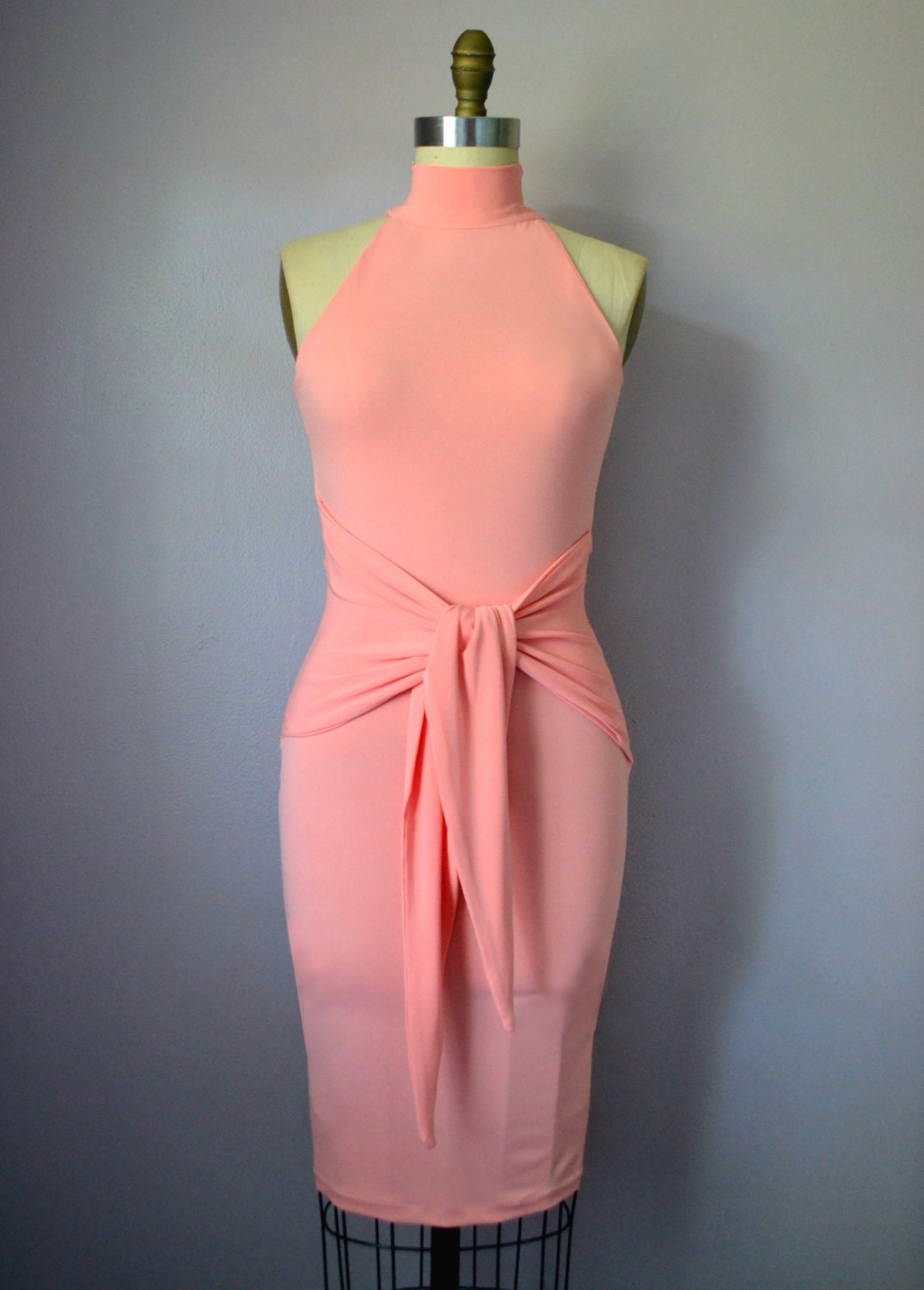 Sexy Halter Back Body Conscious Dress