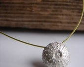 Sea Urchin Necklace Sterling Silver