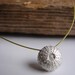 Sea Urchin Necklace Sterling Silver