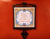 Vintage Berggren Tile Trivet