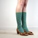 Schoolgirl Socks / Vintage Knit Socks