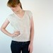 Speckled Wheat V Neck Sweater