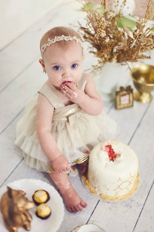 Aphrodite - White Cream Ivory Gold - Halo Headband Crown - Pearls - Girls Newborns Baby Infant Adults - Photo Prop