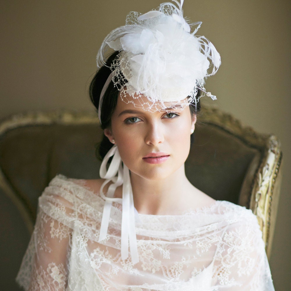 Bellboy Mini Pillbox Bridal Hat Style 19001