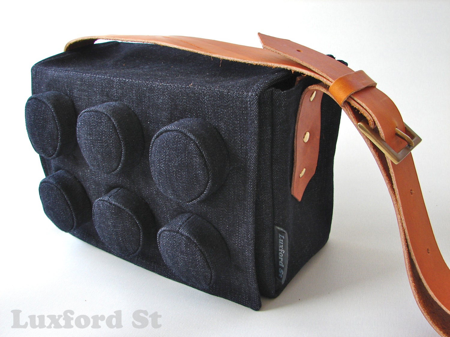 Indigo Block Bag