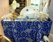 Custom Gift Basket with Vintage Items, Delicious Snacks and Choffy