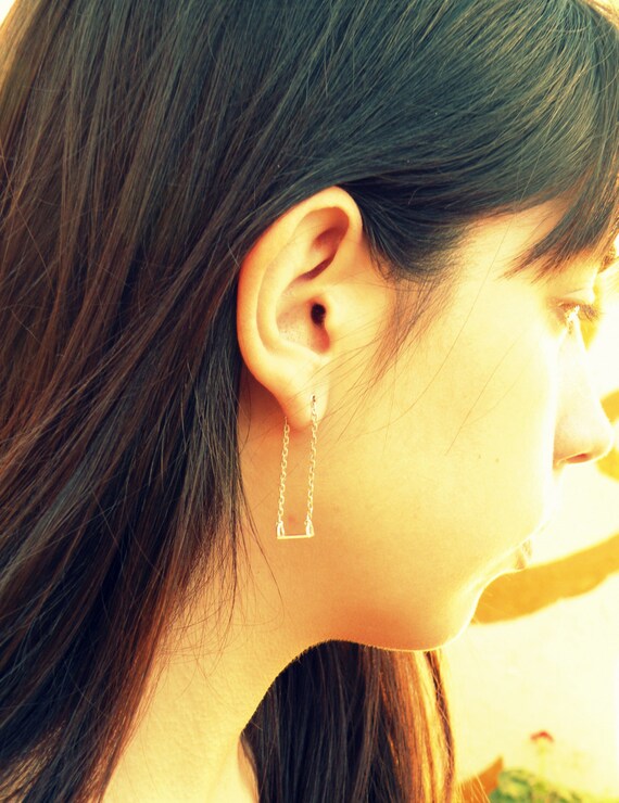 Swing Earrings-sterling silver
