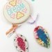 Dreamcatcher Dream Word Inspiration Embroidery Hoop Feather Nursery Art