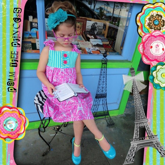 Girls Dress - Childrens Dress - Fancy Dress - Knot Dress