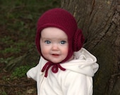 Maggie Knit Bonnet - Custom Colors - Newborn to 12 months old