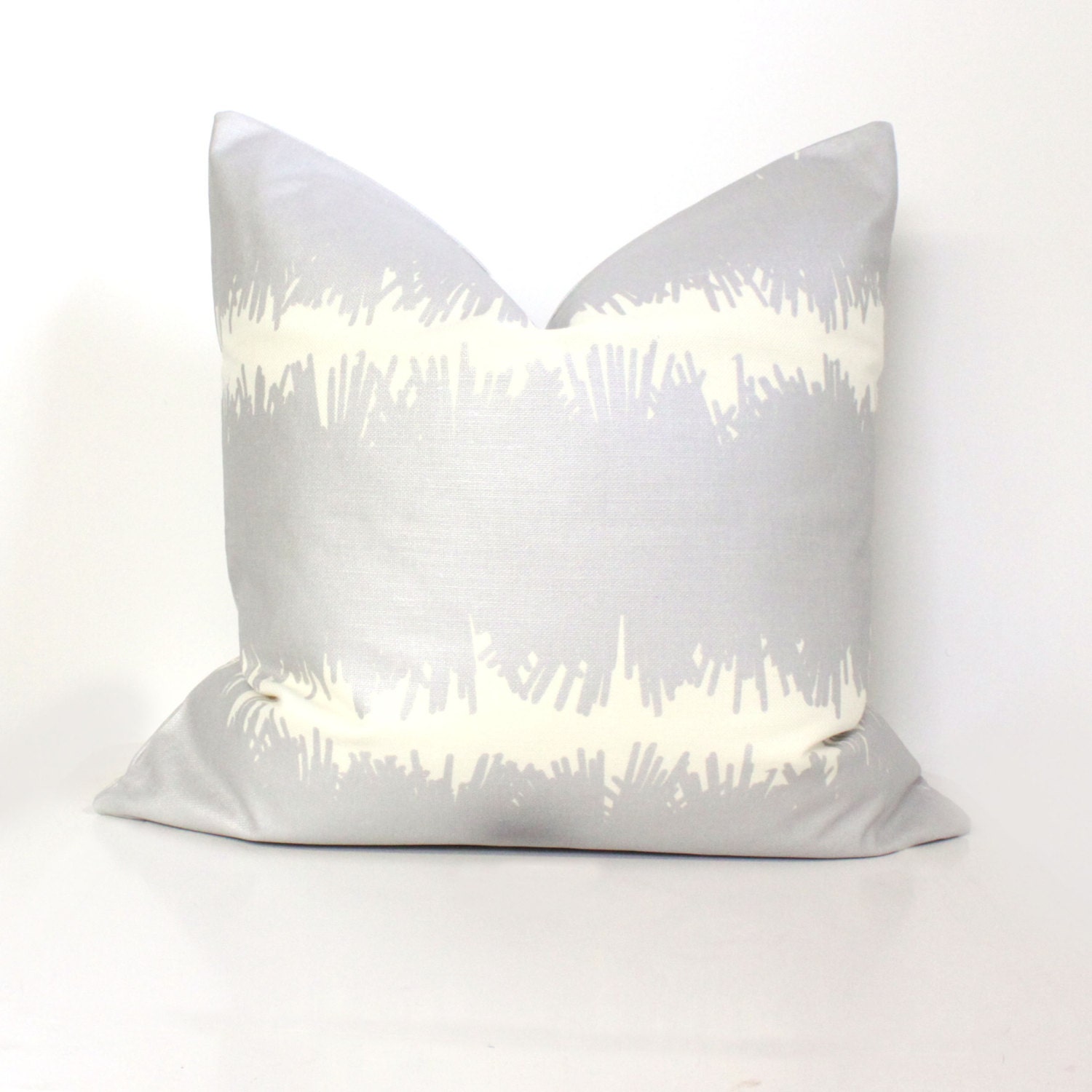 SALE - 22" Studio Bon Bang in Moon Silver 22" pillow cover