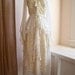 Vintage Lace Wedding Dress // 1970s Bohemian Wedding Dress Couture With Victorian Lace and Silk Chiffon