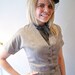 40s Dress // Vintage 1940s Sassy Secretary Dress With Bolero Jacket Size Small