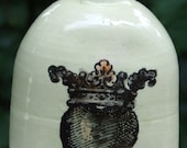 Crown and Heart flask