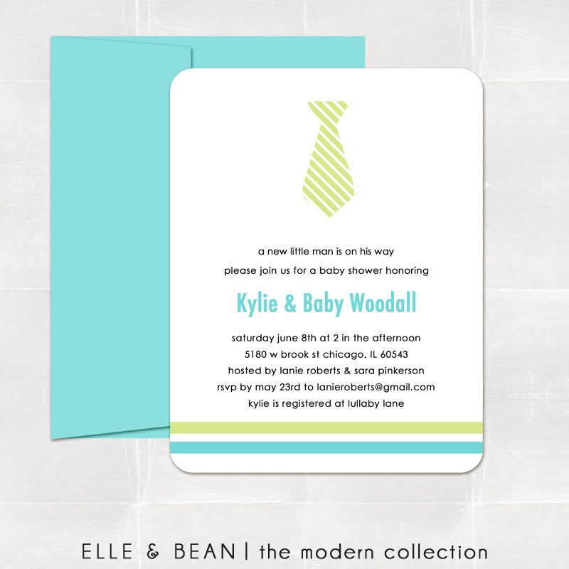 little man party collection. baby shower invitation. printed and handmade.
