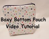 Boxy Bottom Zipper Pouch Tutorial