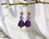 Buddha Spiritual Teacher Purple Gemstones Tibetan Yoga Crystals