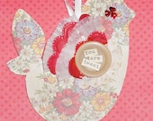Altered Bird Ornament - You Are Tweet