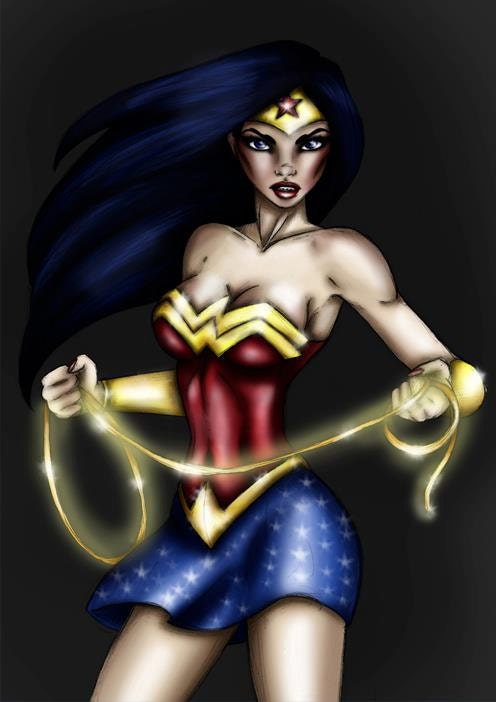 Wonder Woman Comic Book A4 Art Print by Hungry Designs